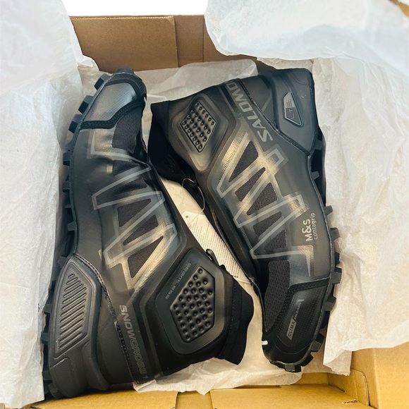Salomon Other - Salomon Snowcross Advanced Boots Shoes Black Magnet Mens US 10 UK 9.5 NIB RARE